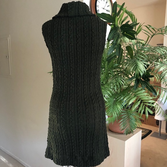 Mine Olive Green Sweater Dress - Small - Picture 2 of 8